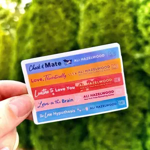 Ali Hazelwood Bookstack Sticker