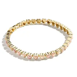 BAUBLEBAR Heart Stone and Enamel Line Bracelet