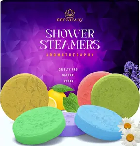 Shower Steamers Aromatherapy Gifts for Women - Relaxing Shower Steamers Gift Set with Essential Oils | Shower Tablets Aromatherapy for Amazing Home Spa Experience - Set of 6