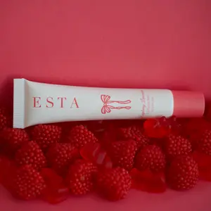 ESTA Raspberry Lemonade Jelly Lip Peptide Balm - Juicy Bouncy Plush Comfort with Tripeptide-38 Squalane Jojoba Oil & Calendula Extract