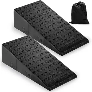 2 Pack Squat Wedge Block, Non-Slip Slant Board for Heel Elevated Squat, Calf Stretch, Home Gym, Enhance Mobility and Strength Performance 2025 new
