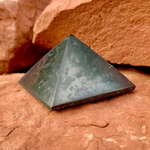 Protective Shungite Pyramid for Energy Purification, Grounding, and Success