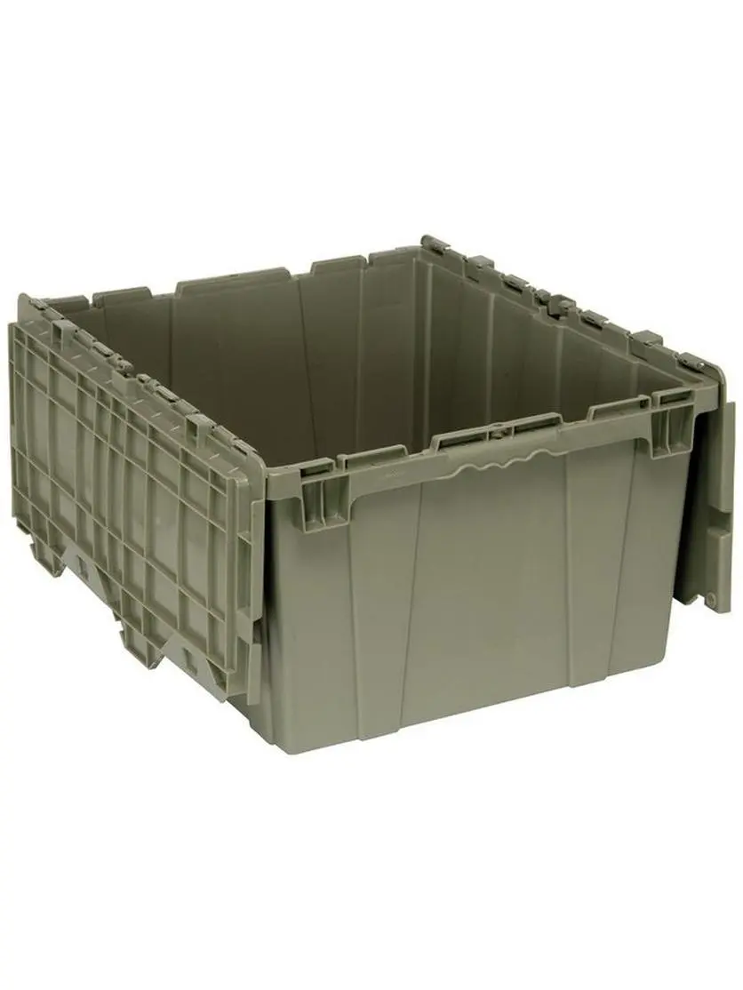 Quantum Storage Attached Top Organiser Box, QDC2420-12 Model, 24 x 20 x 12.5 in. Home Storage Bin for Home Organization, Boxes