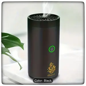 Portable Electric USB Bakhoor Burner Chargeable Home Diffuser for Long Lasting Fragrance Hair Scent Includes Brush Cleaning Tools Perfume Home Diffuser