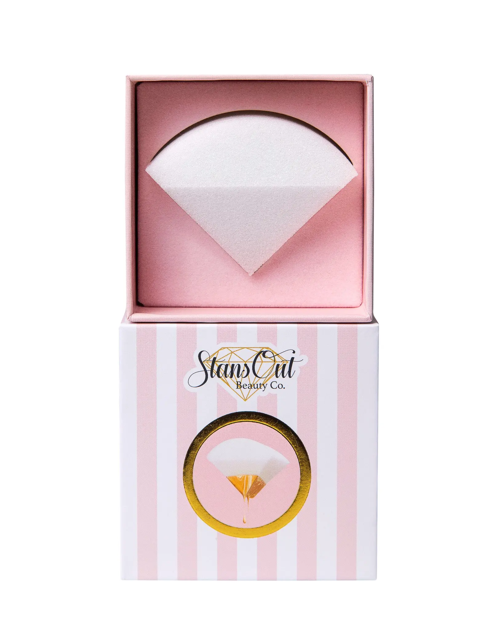 StansOut Beauty Sponge, No-Water Makeup Blender and Foundation Applicator, Thermoreactive, Reusable, Absorbs Less Product Cosmetic Makeup Tool Make Up Sponges