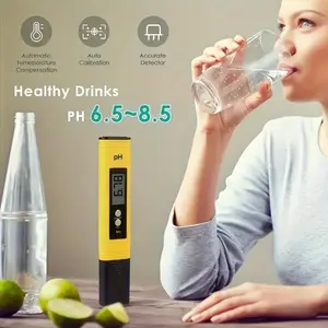 Accurate Ph Meter, Use Ph Test Pen for Home Drinking Water, Pool, Aquarium Water, High Precision Measurement, 0.01 Accuracy