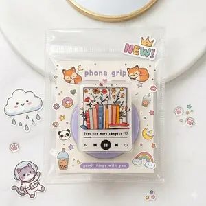 Library Card Phone Grip – Cute Bookish Accessory for Readers & Students, Fun PopSocket for Book Lovers