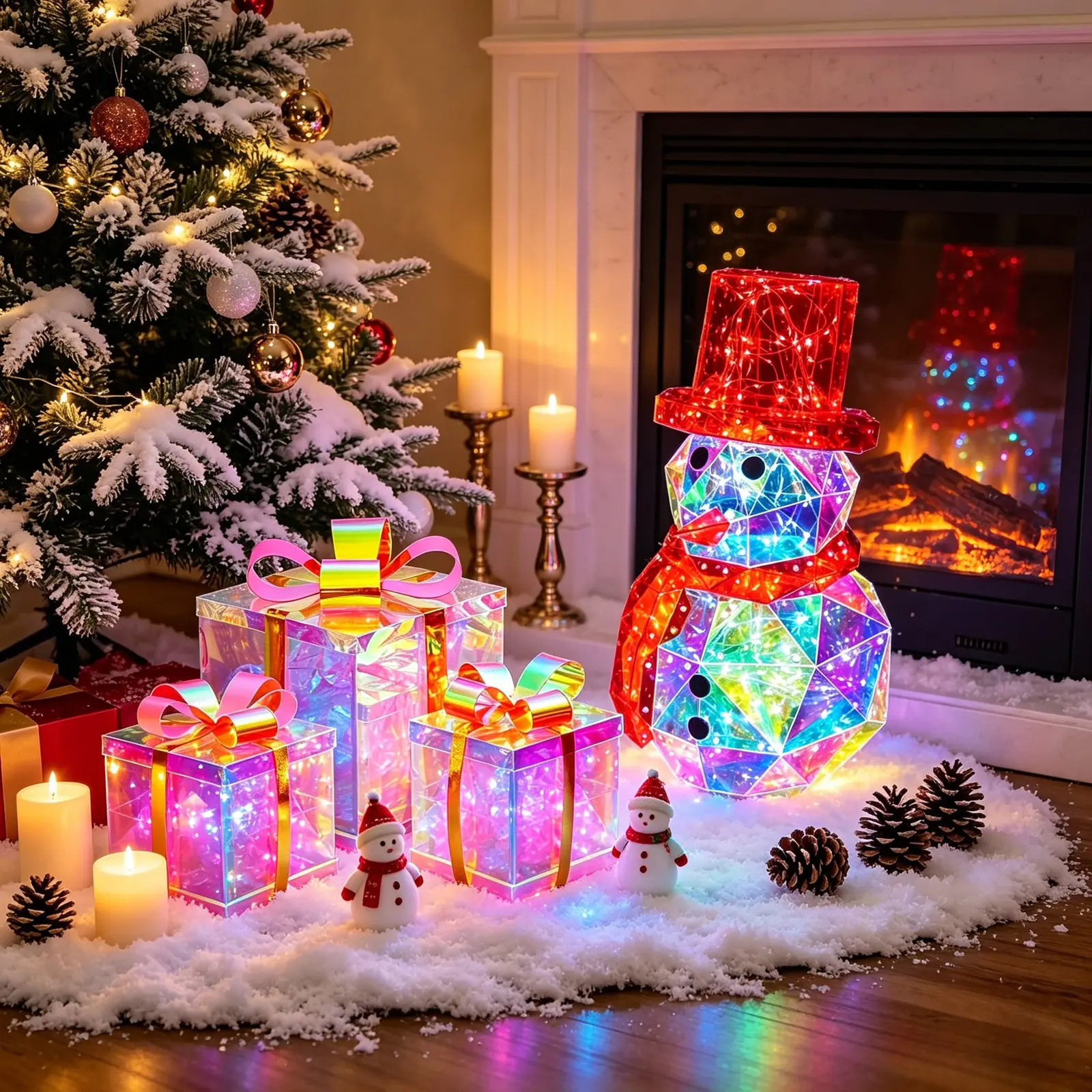 Kringle Express Regular Holographic In/Outdoor Figure w/Remote