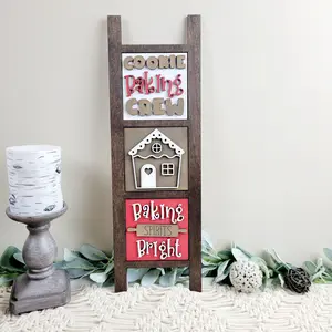 Cookie Baking Crew Square Tiles