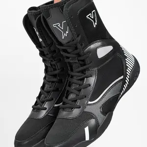 Men's Boxing Training Shoes, Non-slip Wear-resistant Boxing Shoes, Trendy Fashionable Sports Shoes for Boxing & Wrestling Training