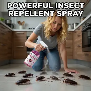 The third-generation insecticide spray - it can kill over 40 types of household pests (cockroaches, ants, spiders, bed bugs). When used according to instructions, it is safe for both pets and humans, and can be used both indoors and outdoors.
