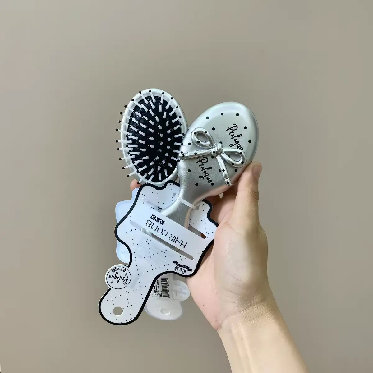 Cute Bow Air Cushion Hair Brush Mini Portable Massage Comb Anti-static Hair Styling Comb For Women Girls Travel