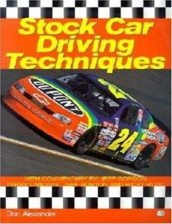 Used Soft Cover Book - Stock Car Driving Techniques Tutorial by Don Alexander, Illustrated Guide with Color Photos, Guide for Burgeoning Local-Track Stars (English)