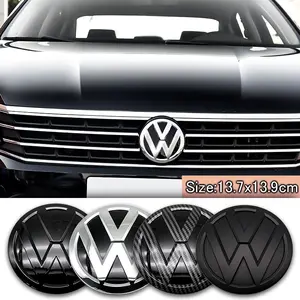 Volkswagen Passat 2016-2018 Car 3D Front & Rear Emblem Badge Trunk Tail Decoration Sticker Engine Hood Identifier Decal Accessories