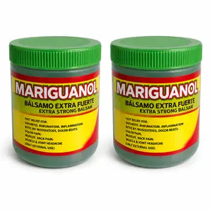 2 Pack Mariguanol Extra Fuerte Herbal Massage Gel Balsamo – Warming 125g Body Massage Formula for Relaxation, Skin Care Silk-Smooth Women's