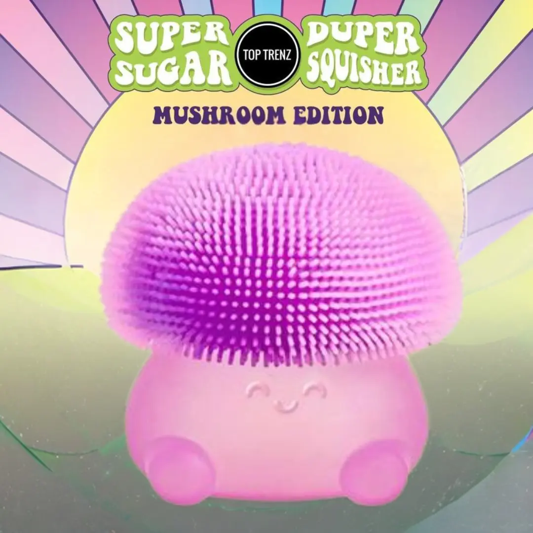 Super Duper Sugar Squisher |  Mushroom Assorted Styles