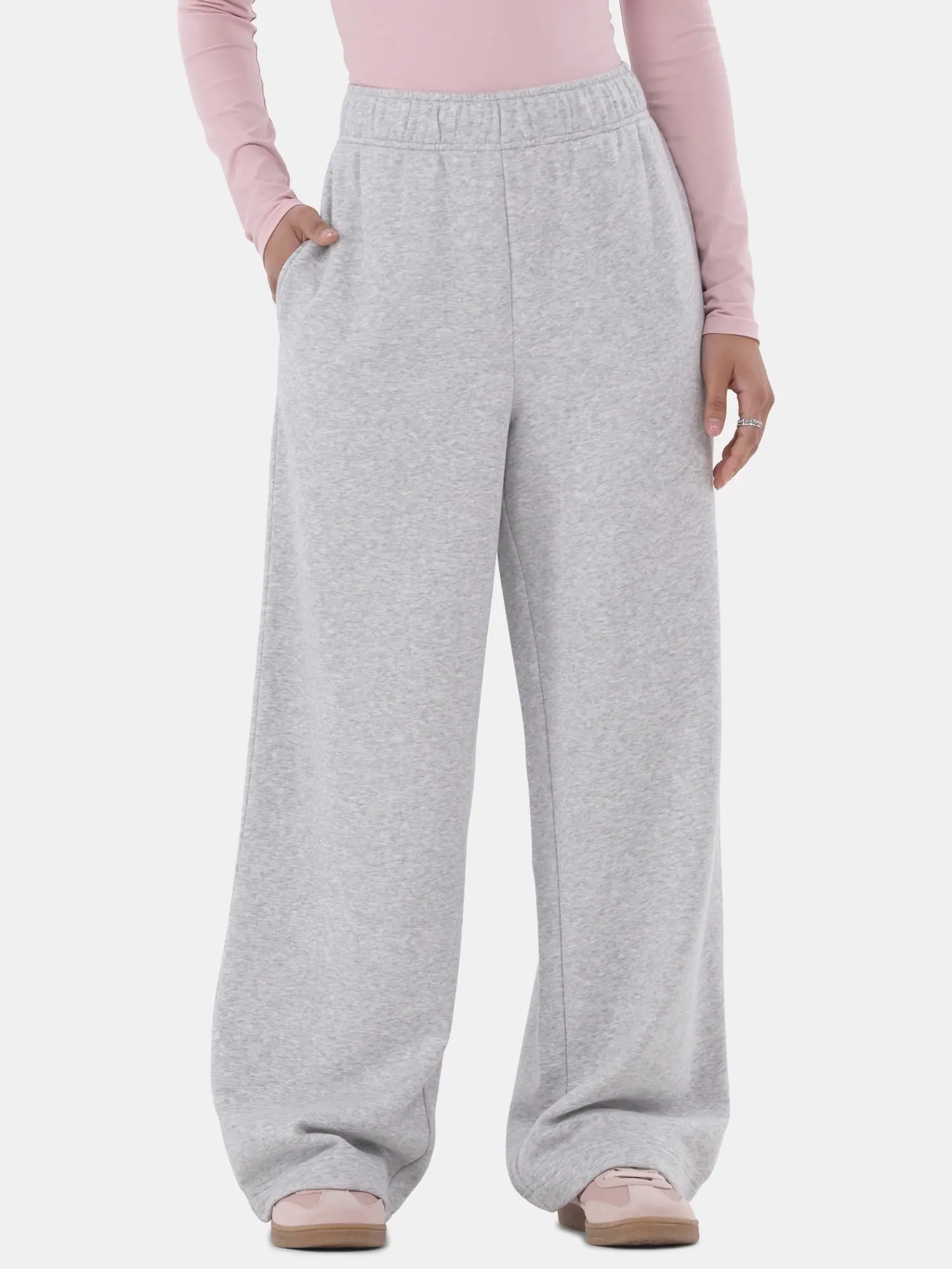 Ultra-Soft Wide-Leg Sweatpants (4-Pack)