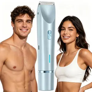 Dual-Head Electric Razor for Women, Rechargeable Dry/wet Use, USB Cordless Rechargeable Shaver, Pain-Free Hair Removal, Body & Intimate Areas, Zb-0236L Model