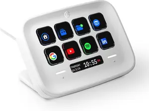 Elgato Stream Deck Neo – 8 Customizable Keys, 2 Touch Points, Speed Through Tasks & Workflows - Control Word, Excel, PowerPoint, Teams, Zoom, Spotify and more, Drag-’n-Drop Setup - Works with Mac & PC