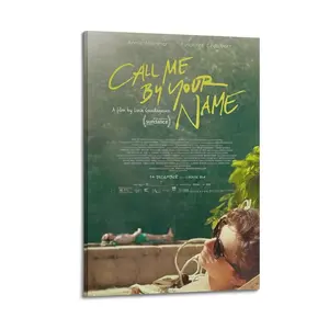 Call Me by Your Name Canvas Painting Oil Painting Wall Art Canvas Poster Decorative Painting Corridor Decoration Home Ornaments Photo Room Wall Art Vintage Wall Art