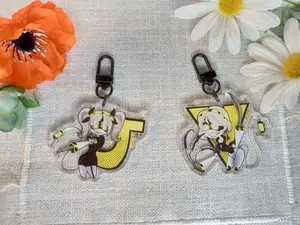 Murder Drones J and V Keychains