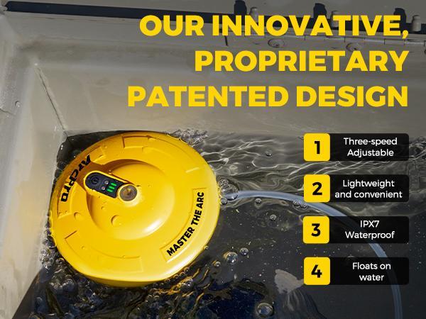 Next-generation upgraded live bait oxygen pump with suspended design, IPX7 waterproof, magnetic charging, 14-hour battery life—essential for transporting live fish outdoors.