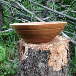 6" Hand-Turned Maple Wood Bowl