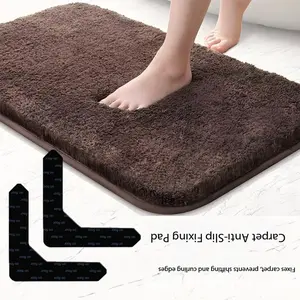 Non-Slip Carpet Patches Set of 4 or 8, Carpet Grip Stickers with Discreet Design to Prevent Slipping and Movement, Essential for Home Safety