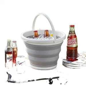 3L5L10L Foldable Laundry Bucket Collapsible Camping Car Wash Container Portable Plastic Tub With Ergonomic Handles Durable Lightweight For Outdoor Travel Fishing Home Storage Space Saving Design