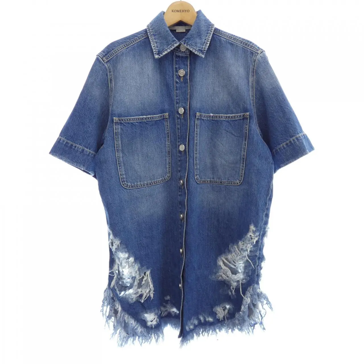 Pre-owned Stella McCartney Denim Small Leather Goods Jacket