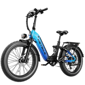 Heybike Horizon All-Terrain Electric Bike | 1400W Peak Motor | Top Speed 28 MPH | Range Up to 55 Miles | 24” x 4” Fat Tires | Full Suspension | 692Wh Battery | 330 lbs Max Load