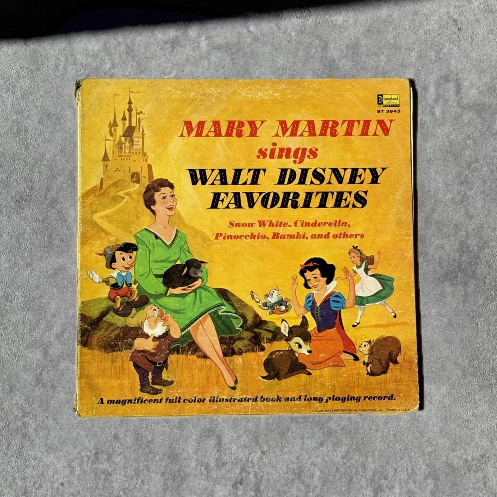 Mary Martin Walt Disney Favorites Vintage Record Vinyl