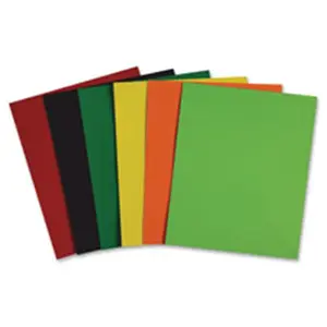 Sparco  2-Pocket Leatherette Portfolio- Green - 25 Per Box