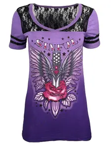 Sinful By Affliction Women's T-shirt Marisol