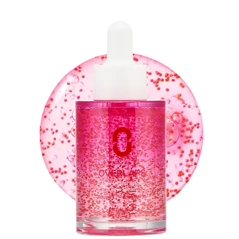 Overlaps Pink Desert Ectoin Glow Serum for Glow-Aging & Radiant Skin, Brightening Serum with Ectoin, Niacinamide & TXA, Lightweight Non-Sticky Korean Skincare for Uneven Tone & Dull Skin, 1.01 fl. oz. Skin Repair