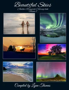 Beautiful Skies: Grayscale Coloring Book for Stress Relief and Relaxation