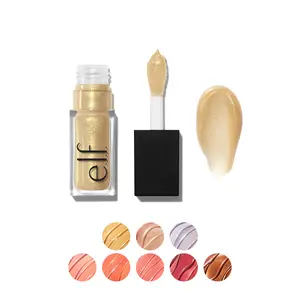 e.l.f. Glow Reviver Lip Oil Glimmer, Hydrating Lip Oil with Glitter Finish 7.6mL