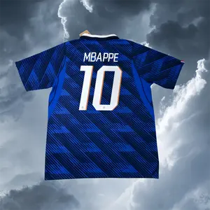 2026 Season Home Blue Short-Sleeve Mbappé No. 10 Soccer Jersey