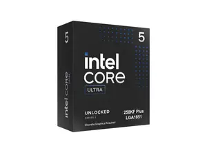 Intel Core Ultra 5 250KF Plus Processor 18 cores (6 P-cores + 12 E-cores) up to 5.3 GHz BX80768250KF