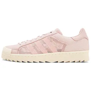 CLOT x Adidas Originals Superstar Breathe Pink Low-Top Lifestyle Sneakers for Men and Women Trending Shoes, House White Official Shoes to Get / Maison Mihara