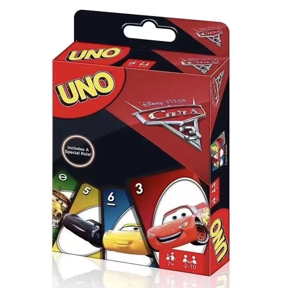 Uno Racing Car Theme Card Game Set, Fun Family Party Entertainment ...