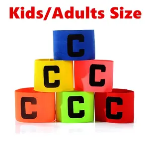 6-Color Soccer Captain Armband Set | Adjustable C-Shaped Badge with Velcro, Durable Nylon for Kids & Adults | Match, Training, Team Event Must-Have | Captain’s Pride, Team Spirit Football Gear Gift