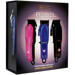 StyleCraft REBEL Professional Super-Torque Modular Cordless Hair Clipper (Dual Voltage) SC601 – Powerful, Versatile Clipper for Precision Cuts