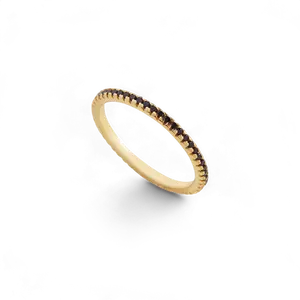Black Diamond Eternity Stacking Ring