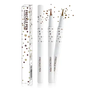 Liquid Freckle Pen Waterproof, Natural Lifelike Fake Face Freckles Makeup, Long Lasting Quick Dry Faux Freckle Stamp Soft Dot Sopt Freck Pen