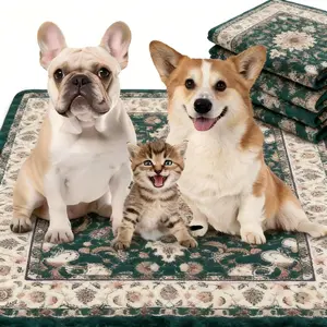 36"x24" Washable Dog Pee Pads Super Absorbent Leak-Proof Reusable Mats for Crate Playpen Sofa Ideal for Pets 4-Layer Tech Non-Slip Bottom Eco-Friendly Machine Washable