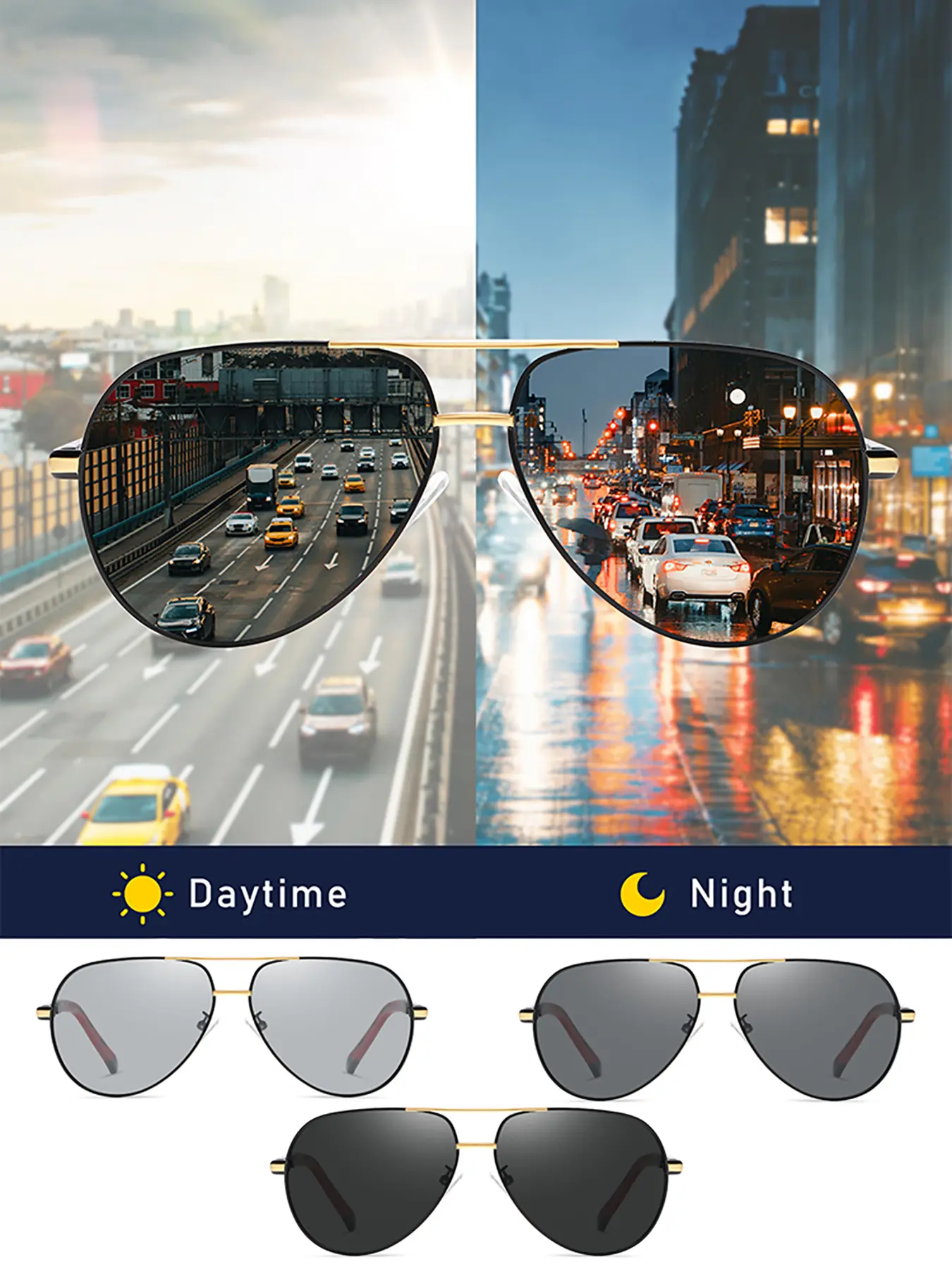 HyJex 1 Piece Unisex Full Frame Sunglasses，Polarized Anti Glare Frog Sunglasses UV400，Lightweight Elegant