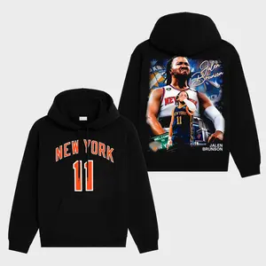 (Ver 2) Jalen Brunson 11 Premium Cotton Oversize Hoodie Sweater T-Shirt, The Captain Hoodie Sweater T-Shirt, The Knicks Sweater T-Shirt , Sunday Basketball Hoodie Sweater T-Shirt , Game Day Hoodie Sweater T-Shirt , Game Day Outfit