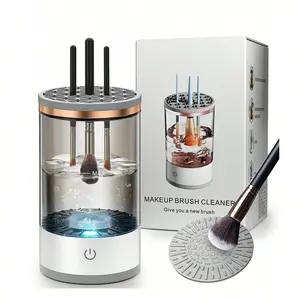 Electric Makeup Brush Cleaner Machine  Automatic Brush Washing Tool for Home & Professional Makeup Use
