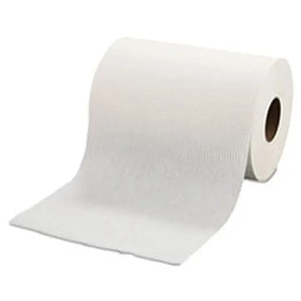 Durable Smooth White Hardwound Hand Towels, 8 in x 350 ft, 12 Rolls All-Purpose Roll Toilet Paper & Wipes for Bathroom, Kitchen Home Care Use
